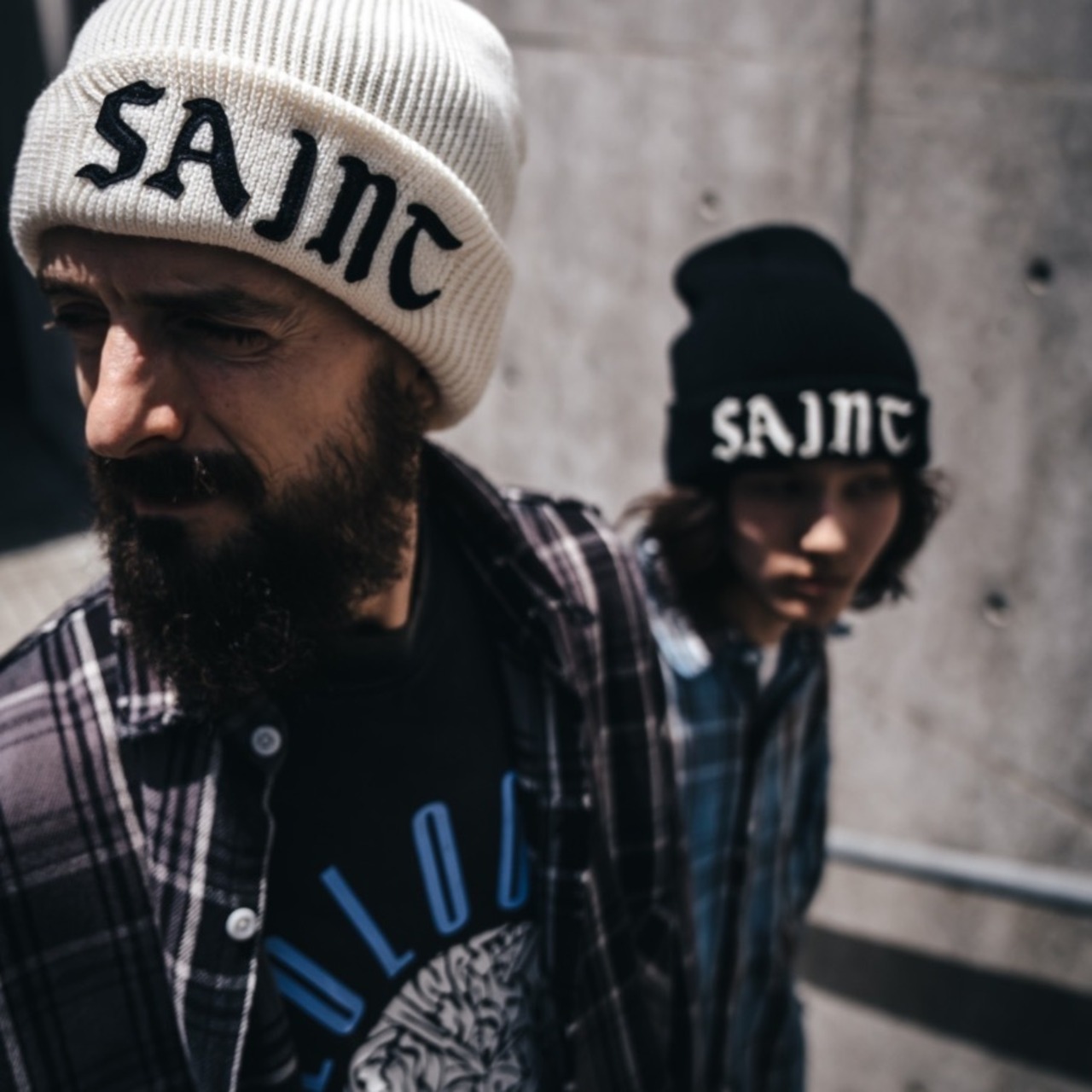 SAINT MICHAEL】SM-YS1-0000-083/KNIT CAP/SAINT/NAVY | AYIN