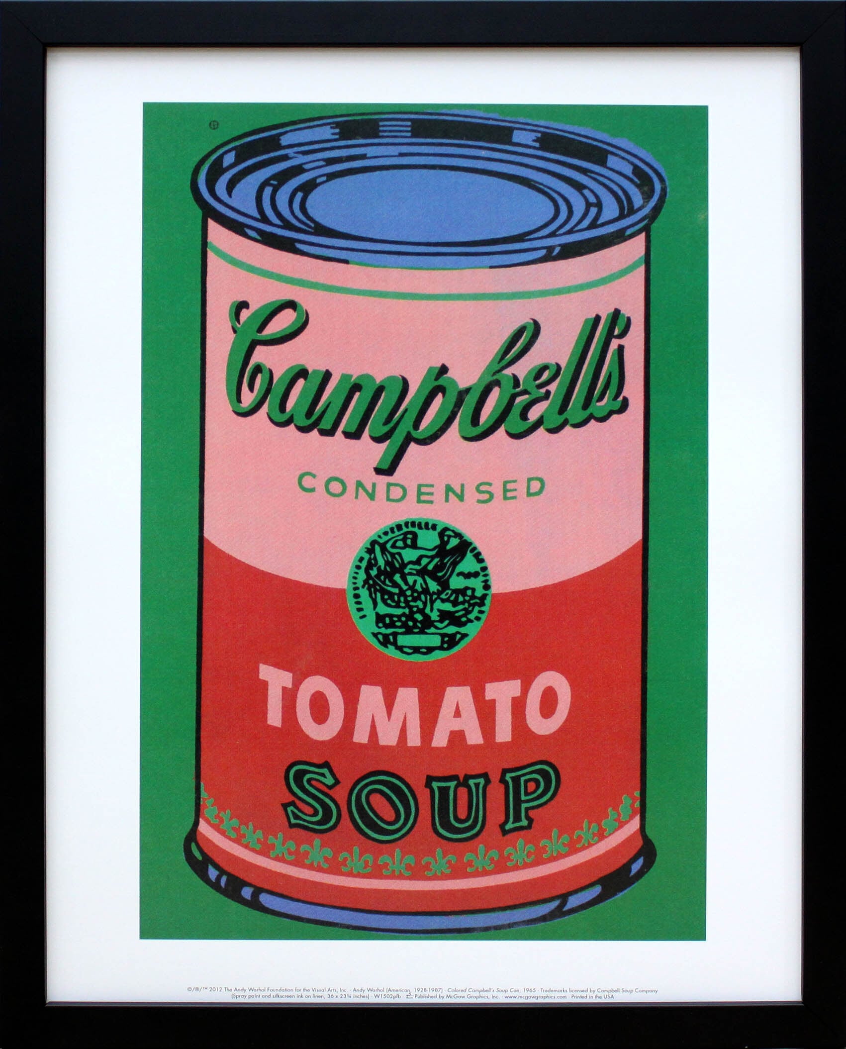 アンディウォーホル「キャンベル・スープ(トマト/ピンク&レッド)1965