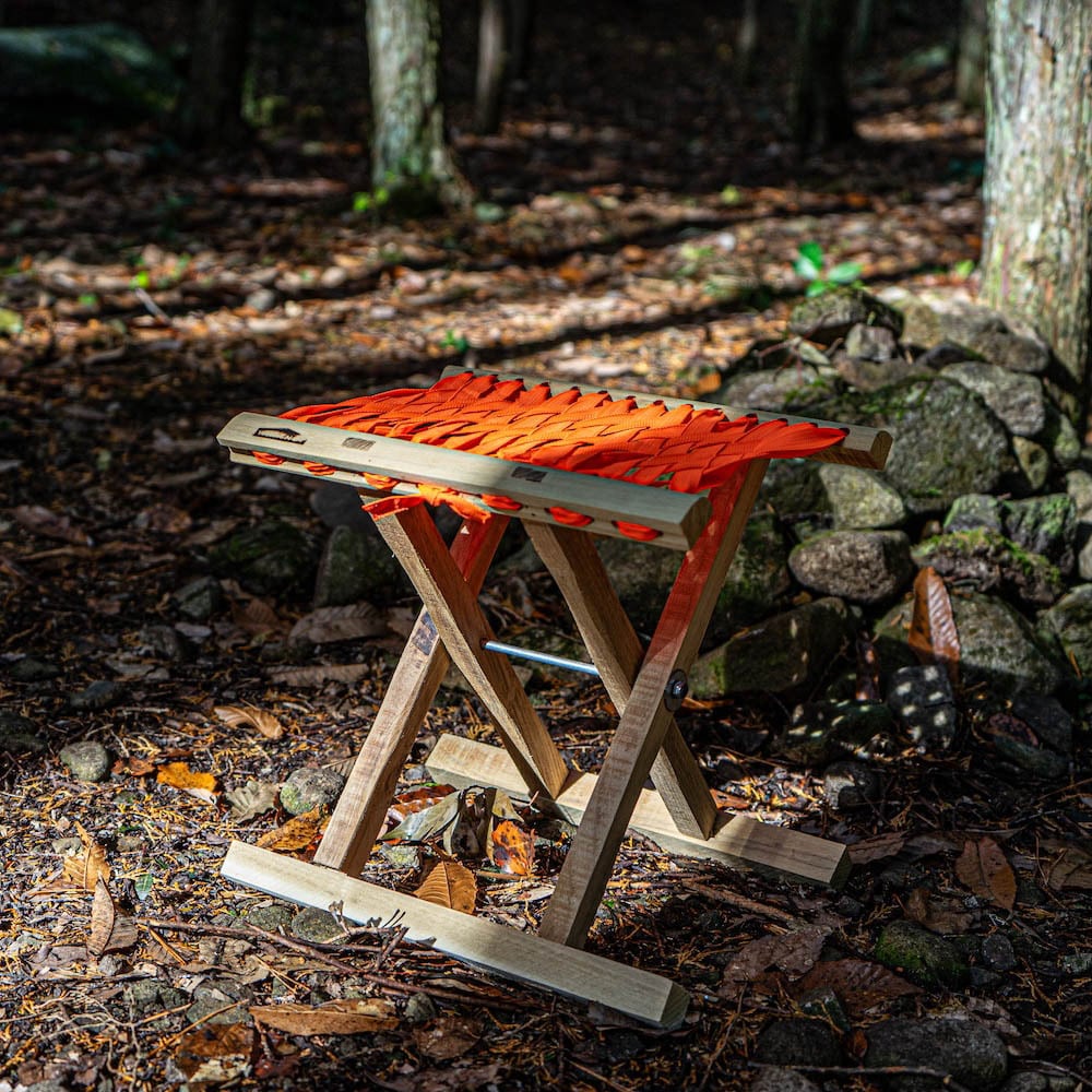 アウトドア用チェアホルダー 木製 WHATNOT／ランバージャックスチェア｜LUMBER JACKS CHAIR 木製折り畳み