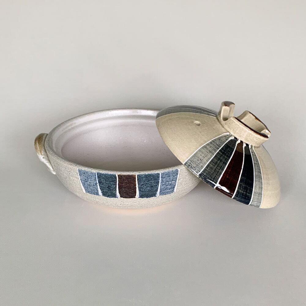 土鍋 6号 1人用 直火専用 一珍十草 萬古焼 | みのさらら