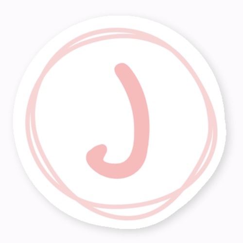 アルファベットステッカーJ たいぷ(らふらんげいじ)