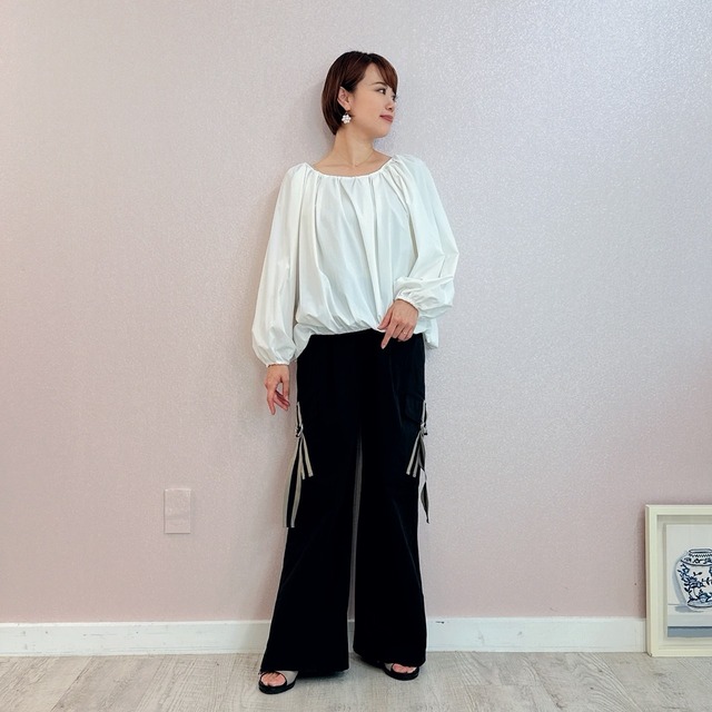 ドロストバルーンプルオーバー