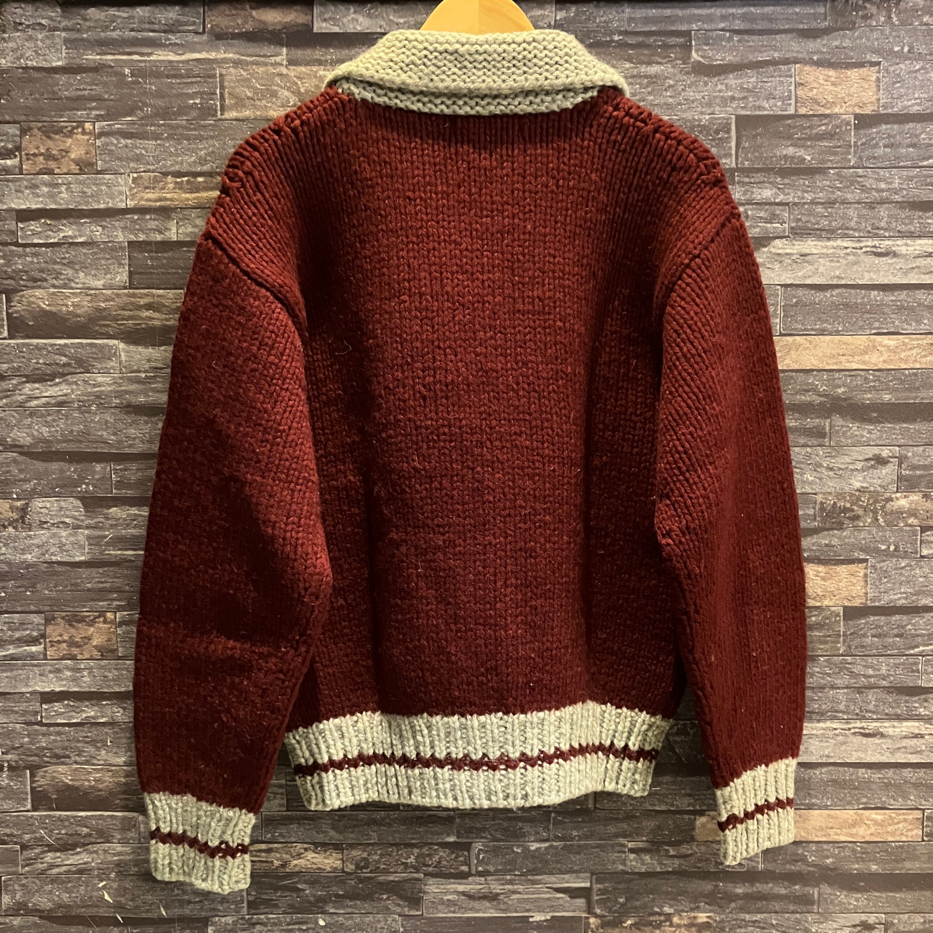 L□CHAPS/RALPH LAURENラルフローレン肉厚WOOLカウチンJACKET 90s 