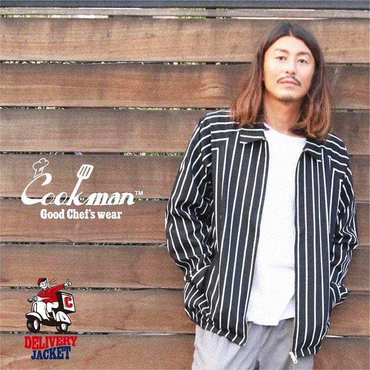COOKMAN (クックマン)Delivery Jacket 「Stripe」 デリバリー