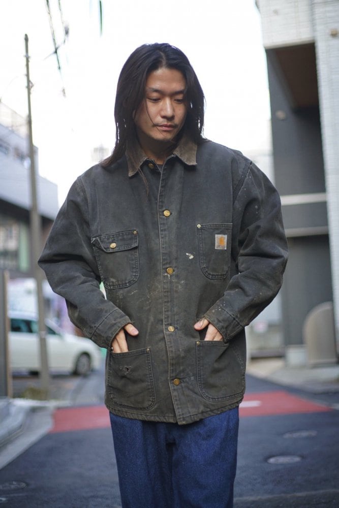 Carhartt] Vintage High Aged Black Duck Chore Coat [2000s-] Vintage