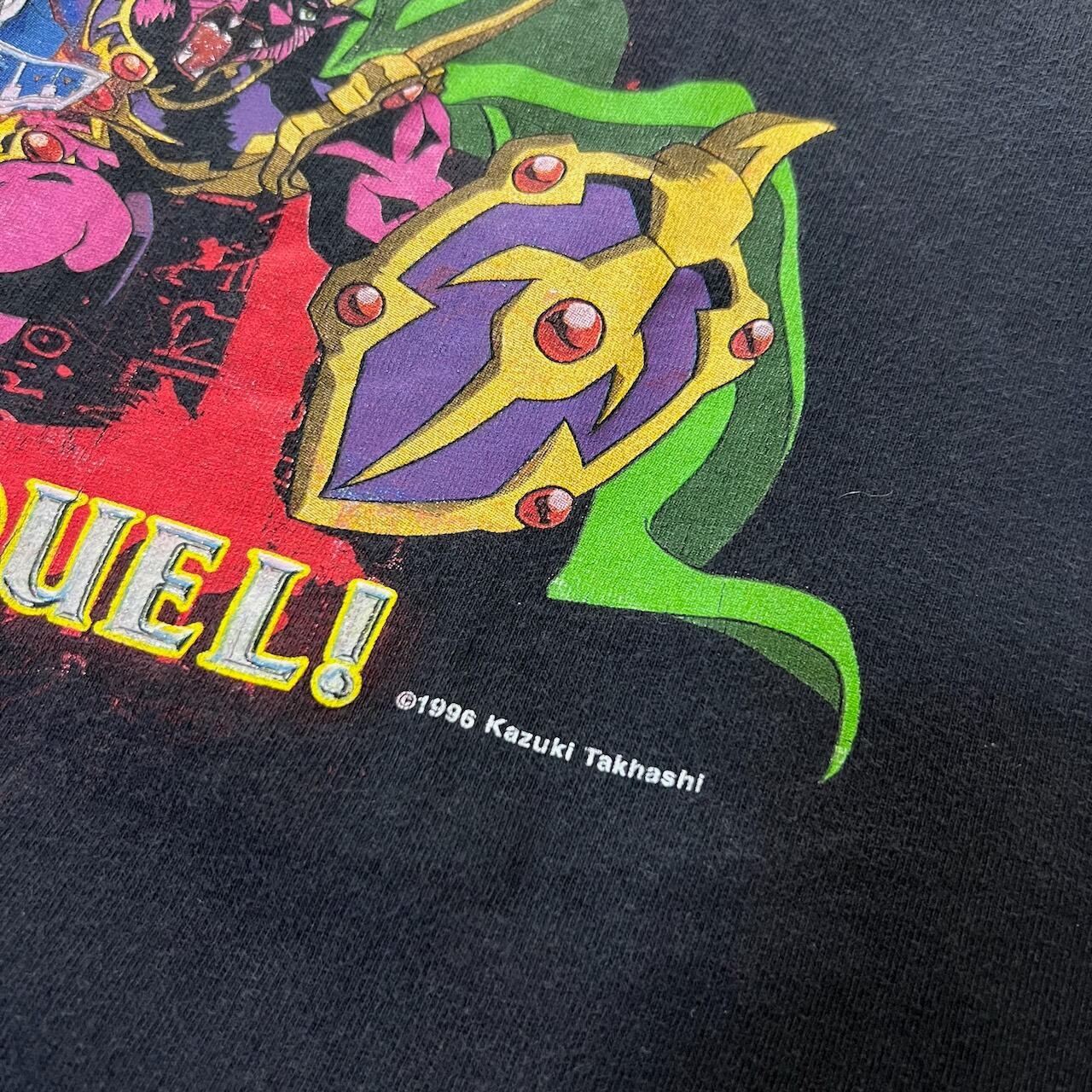 遊戯王 城之内 アニメ Tシャツ 黒 古着 | RUFFY