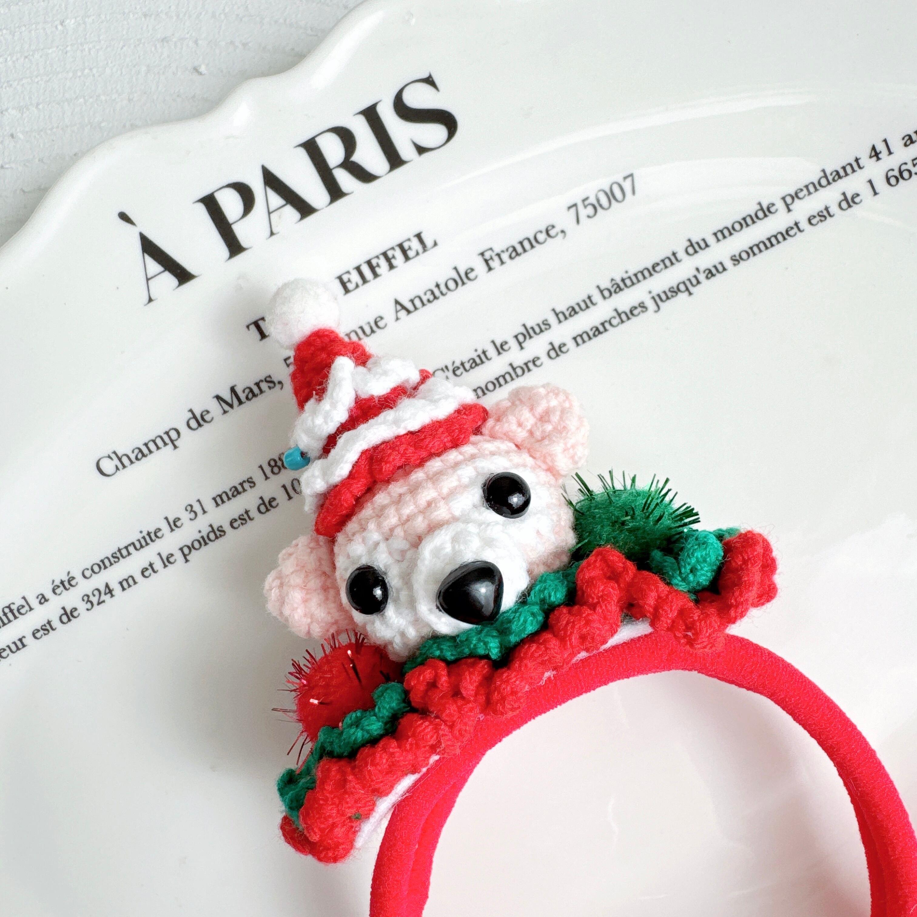 クリスマス*くまさんヘアバンド