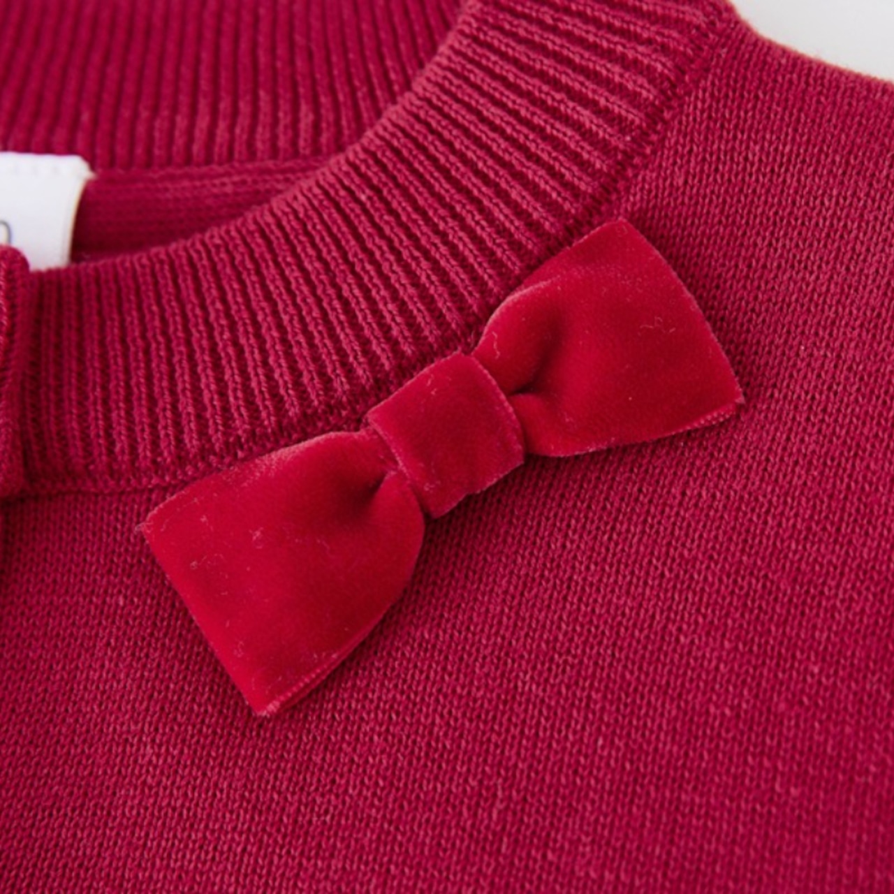 秋蝶結び付きカーディガン