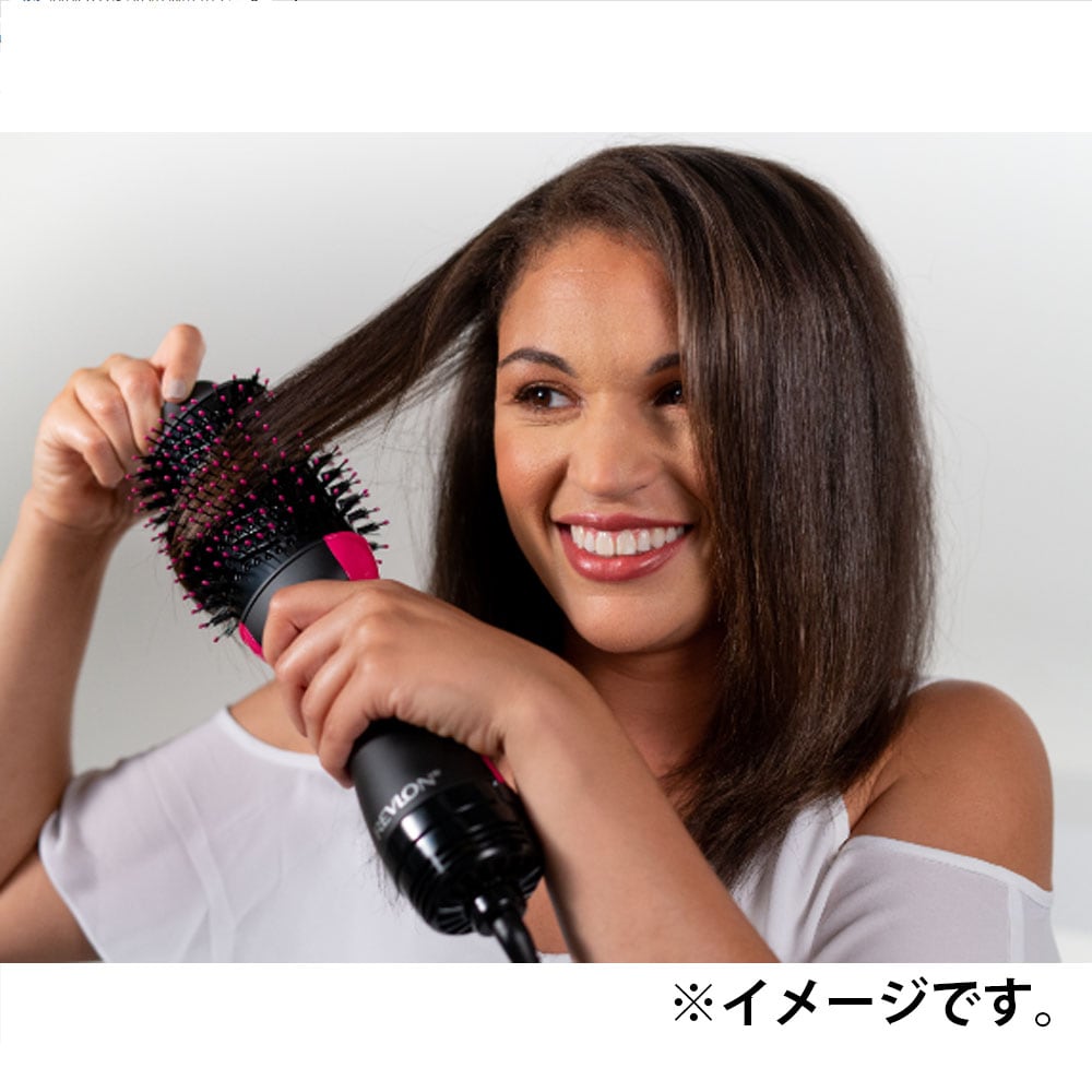 REVLON ボリューマイザーヘアドライヤー RVDR5222JP-PNK2 ブラック・ピンク REVLON レブロン ボリュマイザーヘアドライヤーブラシ