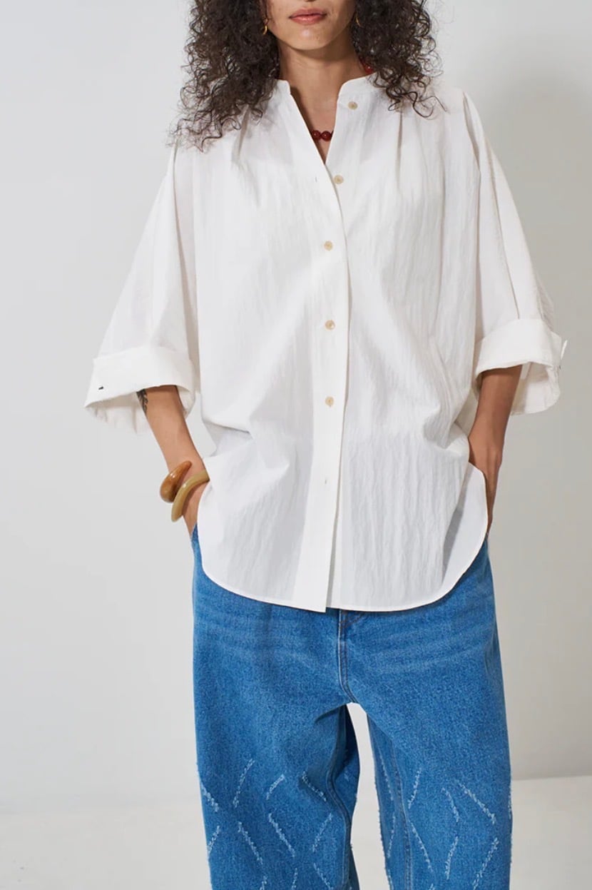 YENN 】 ROUND FORM SHIRT | valance 福井｜レディース セレクト