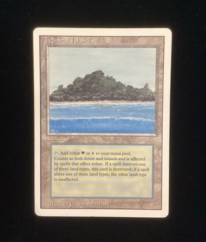 MTG《Tropical Island(3ED)》英語 ※プレイ用