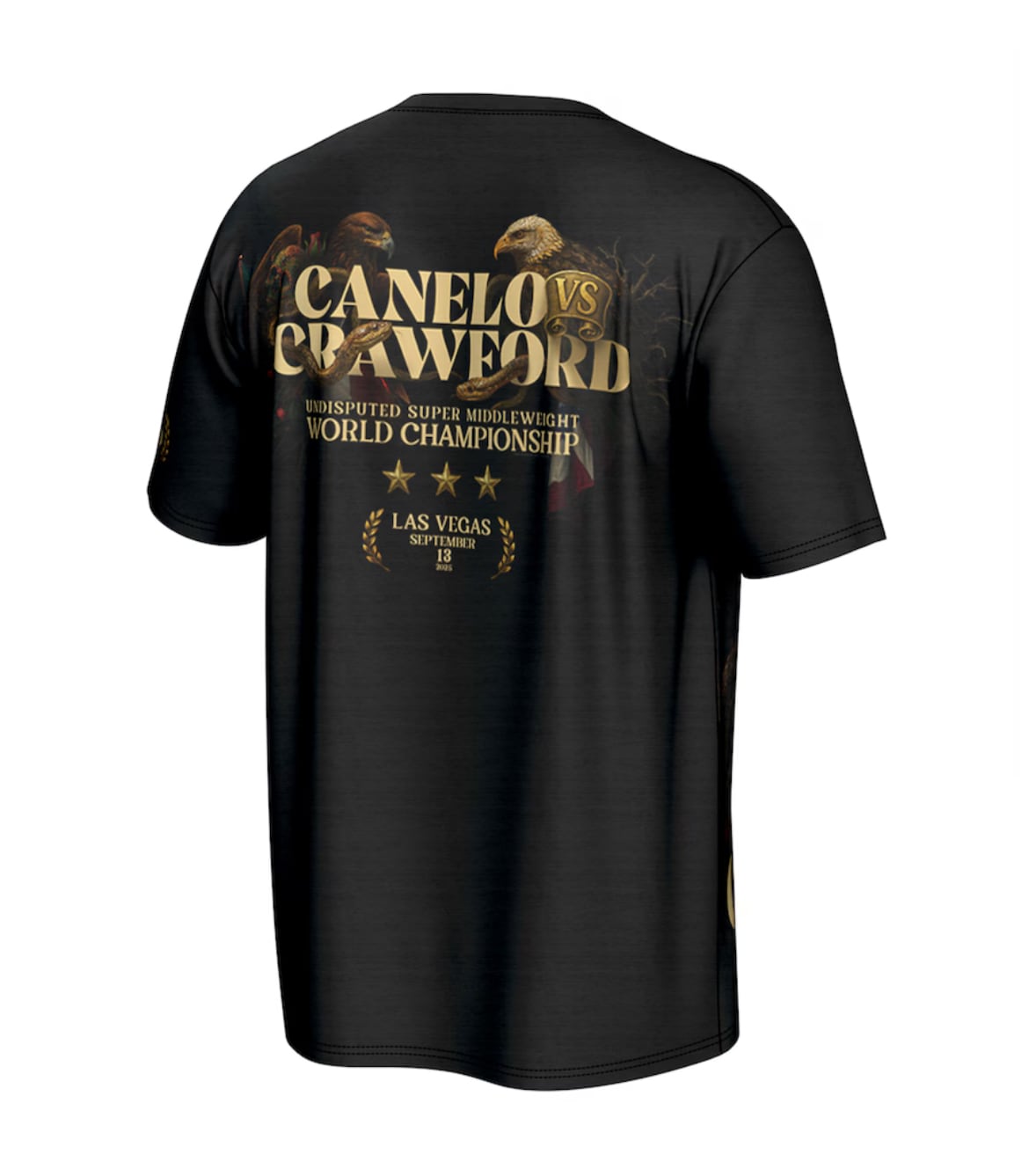 カネロvsクロフォードグラフィックTシャツ カネロvsクロフォード記念ファイトTシャツ | ボクシング格闘技