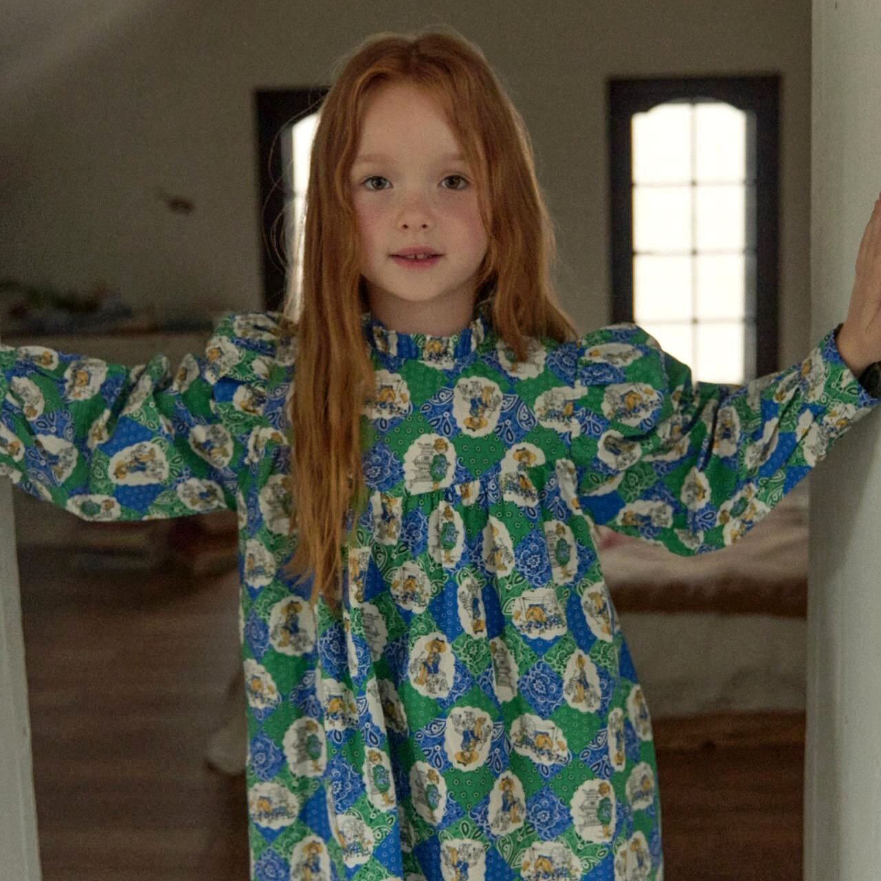 «sold out»«ジュニアサイズあり» By MiMi イラストワンピース 2colors