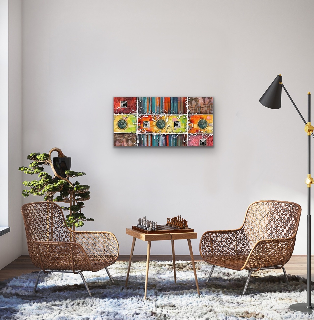 絵画/アートパネル/インテリア/モダン/北欧/おしゃれ　アートパネル (お取り寄せ商品)