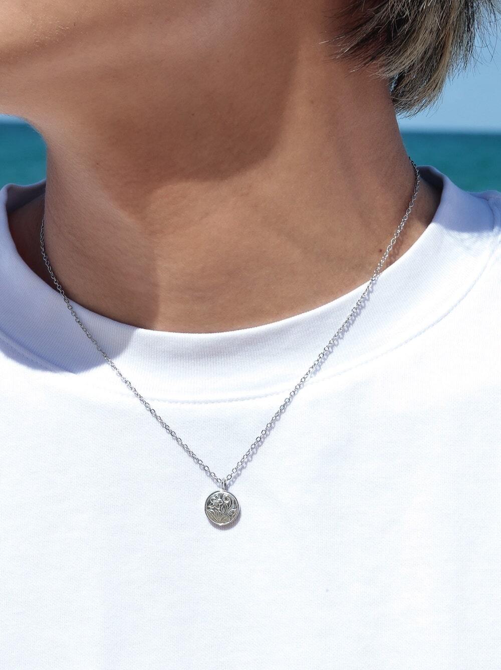 316L hawaiian & sun 2way necklace #n23 | rani