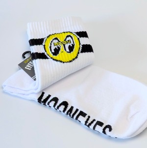 ♧【 MOON / MOONEYES ムーン アイズ 】MOONEYES Mens Eyeball Socks / ムーン アイボールクルーソックス / ホットロッド〚アメリカン雑貨 アメトイ〛