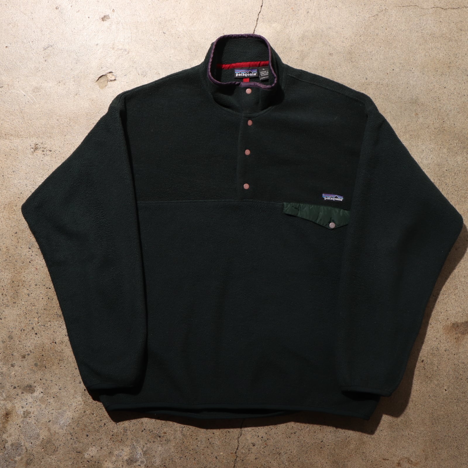 美品 XL 95年 ハンターグリーン シンチラ スナップt Patagonia