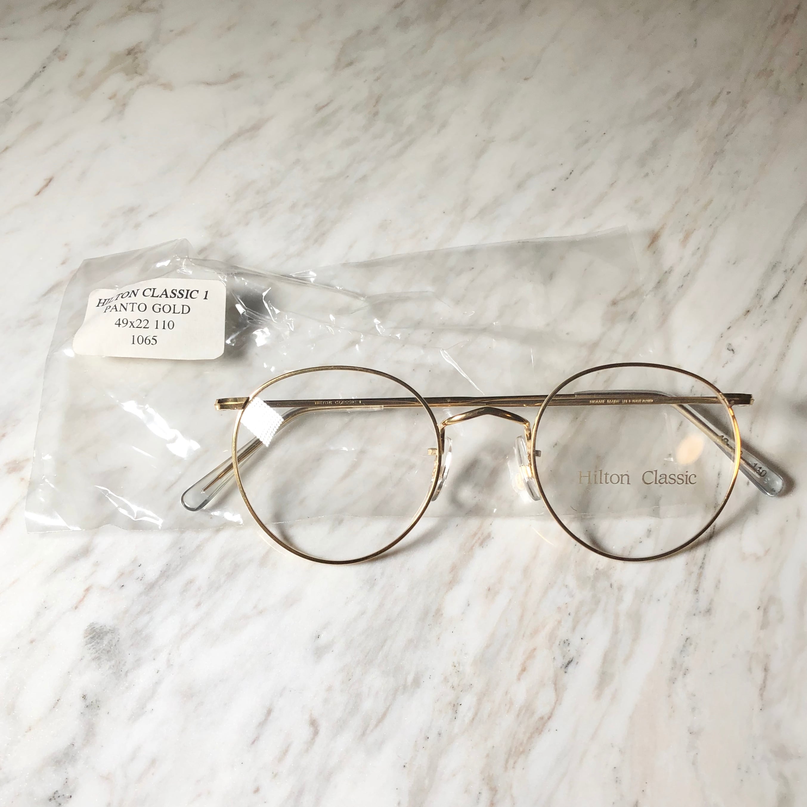 vintage HILTON CLASSIC deadstock glasses 