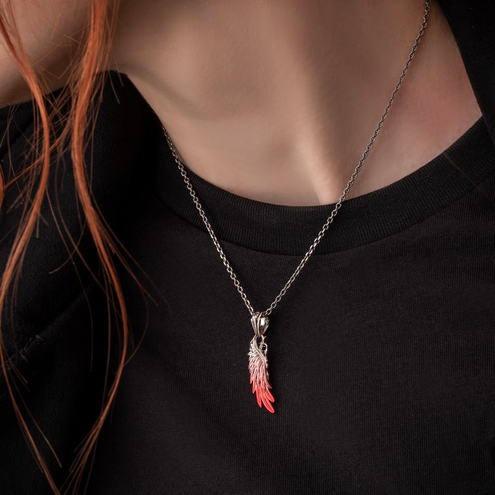 赤彩ウイングペンダント AKP0155 Red Wing Pendant シルバー