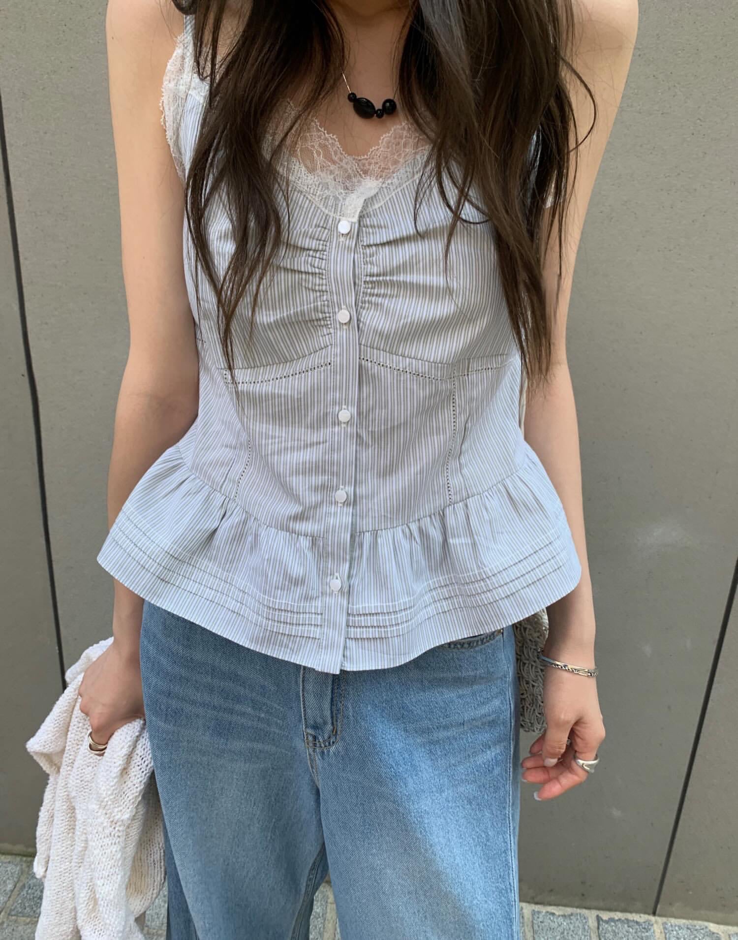 (予約)poster / Nasca Sleeveless Top / 2color