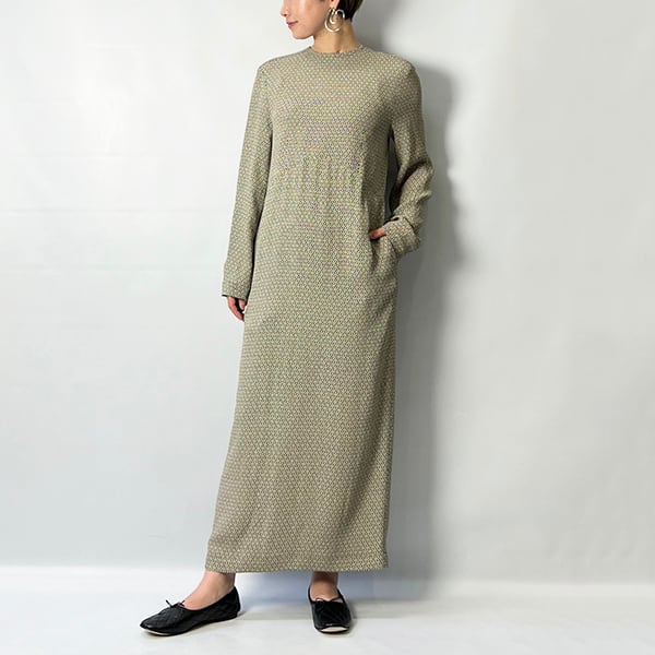 SALE] SHINZONE シンゾーン KOMON JACQUARD DRESS 24SMSOP03 [定価 
