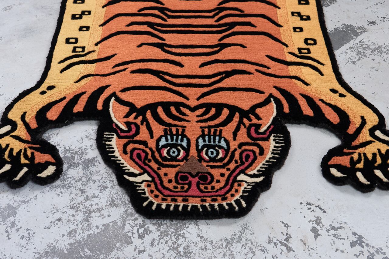 Tibetan Tiger Rug 《Sサイズ•ウール・オリジナル3・クラシックカラー