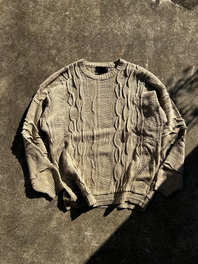 1990s- J. Ferrar 3D Cotton Acrylic Sweater