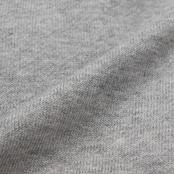 PET HALF SLEEVE FRENCH TERRY PARKA HEATHER GRAY