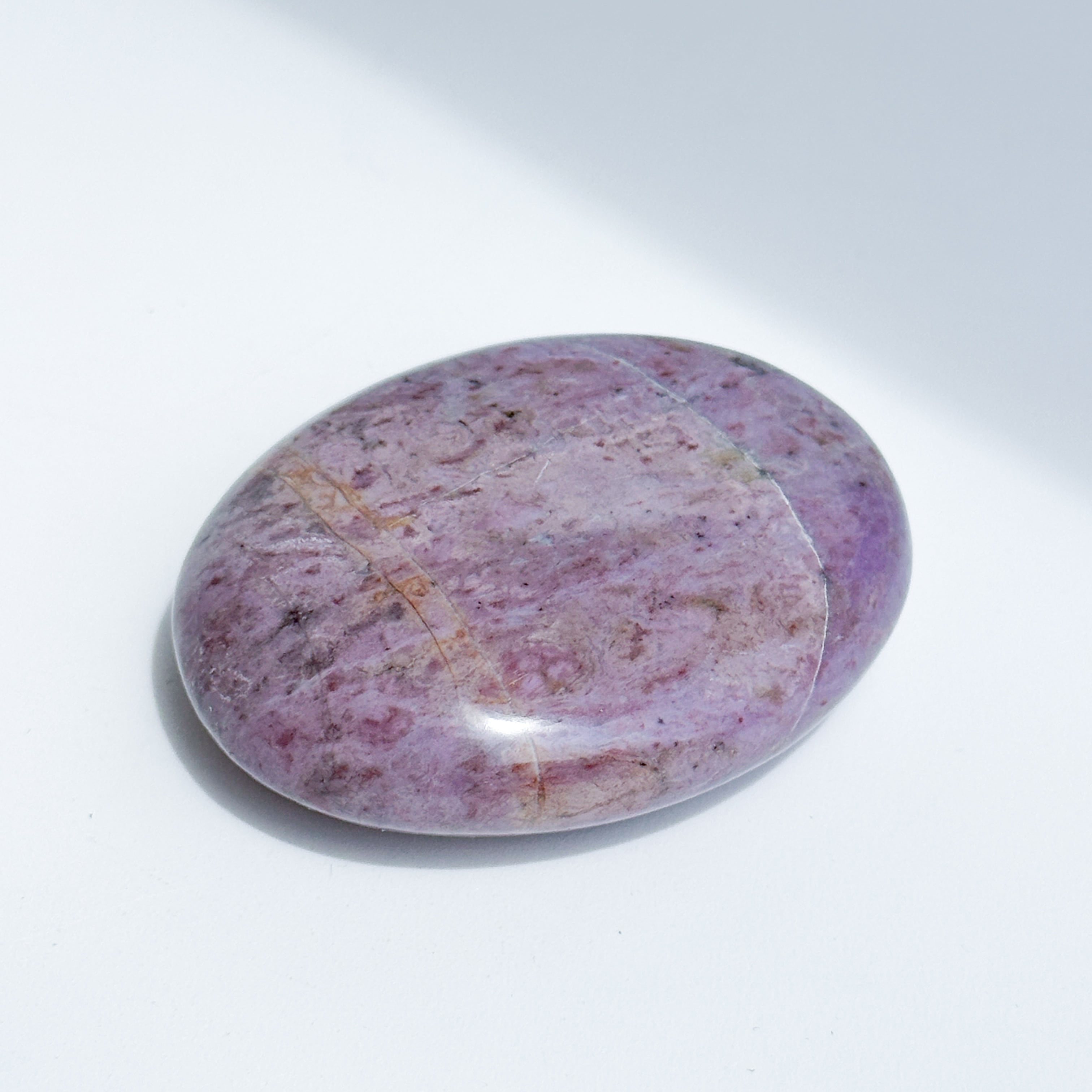 パープルジェイド パームストーン 62◇Purpe Jade palm stone ◇天然石・鉱物・パワーストーン