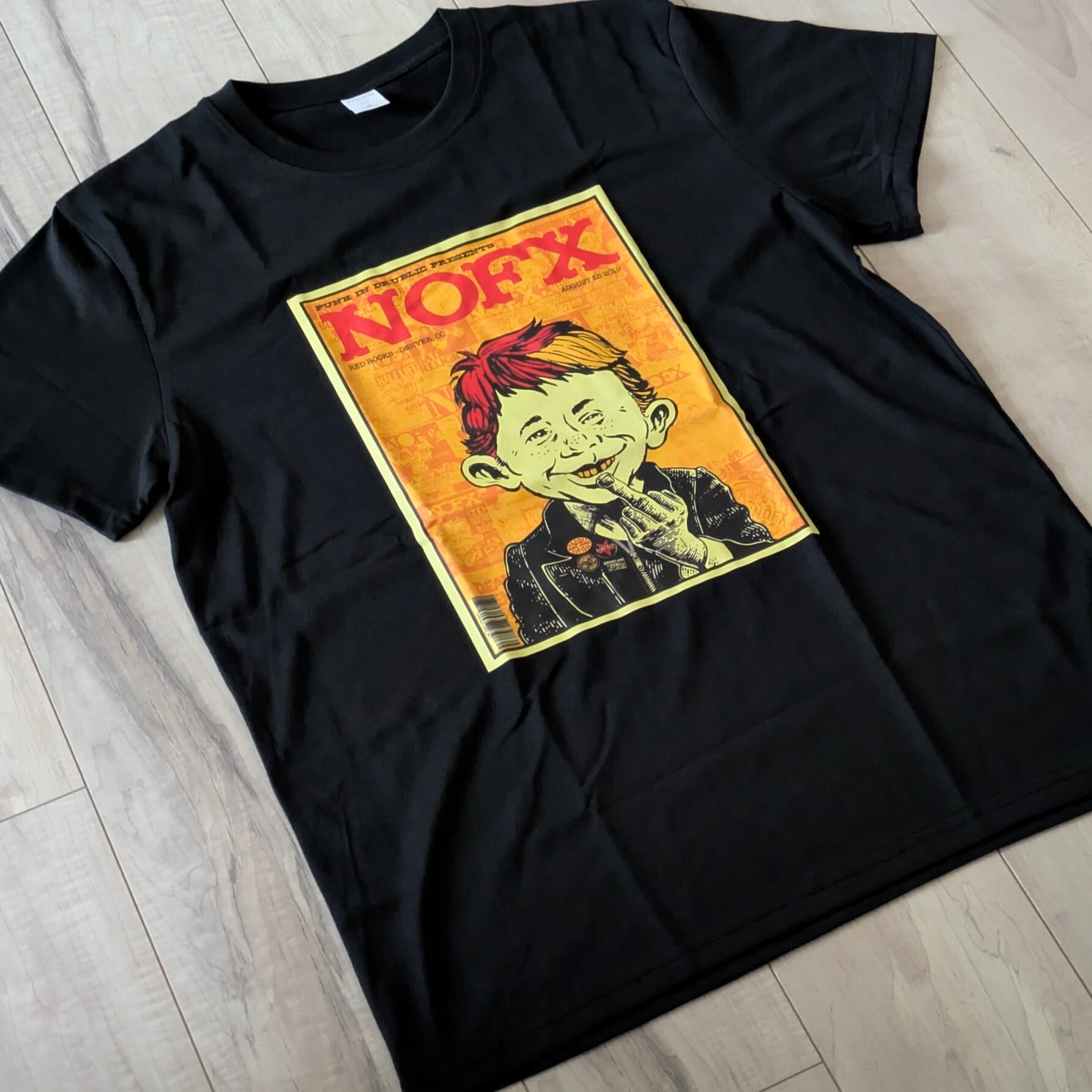 再入荷！【 NOFX（ノーエフエックス）】MAD アルフレッド・E・ニューマン / バンドTシャツ/ Tシャツ〚アメリカン雑貨 アメトイ〛