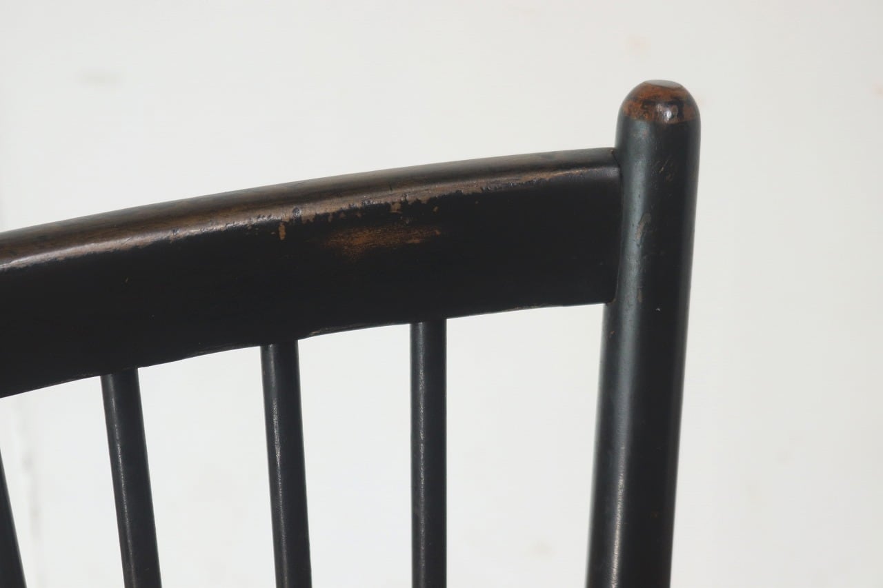 レトロ ダイニングチェア 椅子 食堂 木製 合皮 レザー 赤 レッド 松田