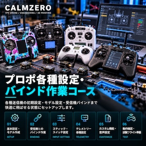 プロポ各種設定・バインド作業