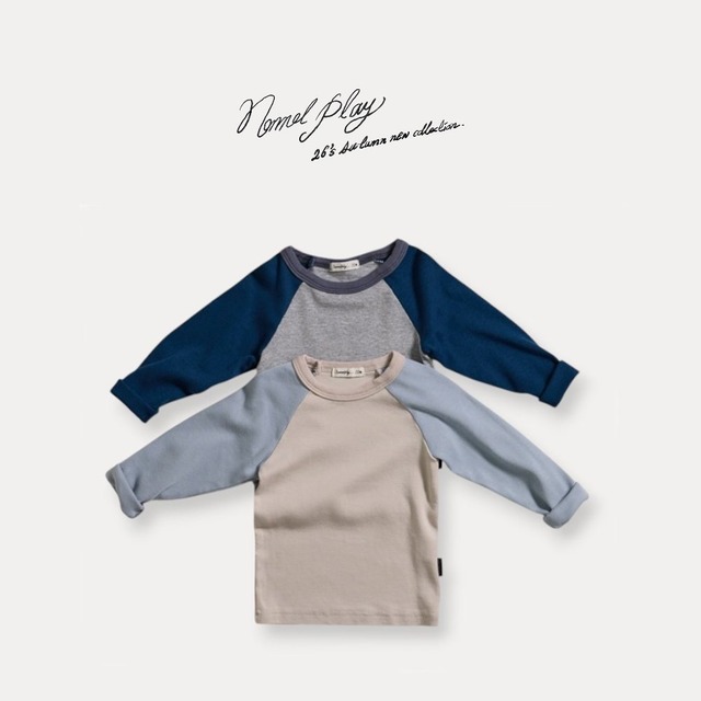 《予約/送料無料》rib knit combination T  / NORMALPLAY