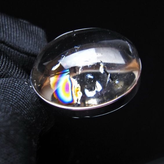 アイリスクォーツ 水晶 ペンダント 虹入り メール便可 一点物 112-14139