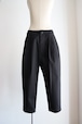 POSTELEGANT " Cotton Duck Trousers (BLACK)"