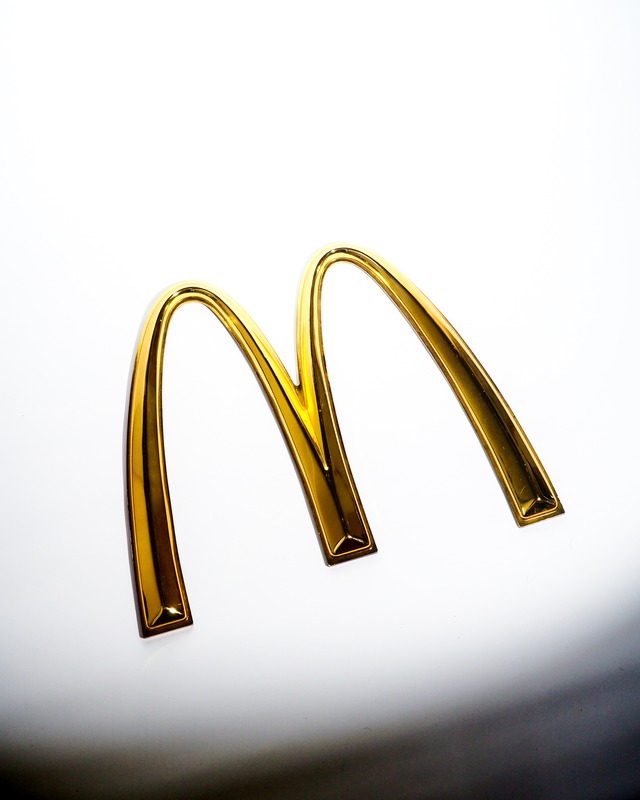 70-90s McDonald's Golden Arches Plastic Sign