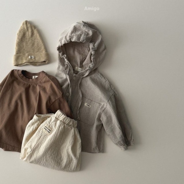 予約⌇amigo / Pin tuck natural pants