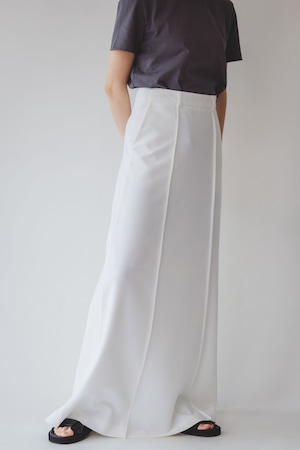 Pin tuck maxi skirt
