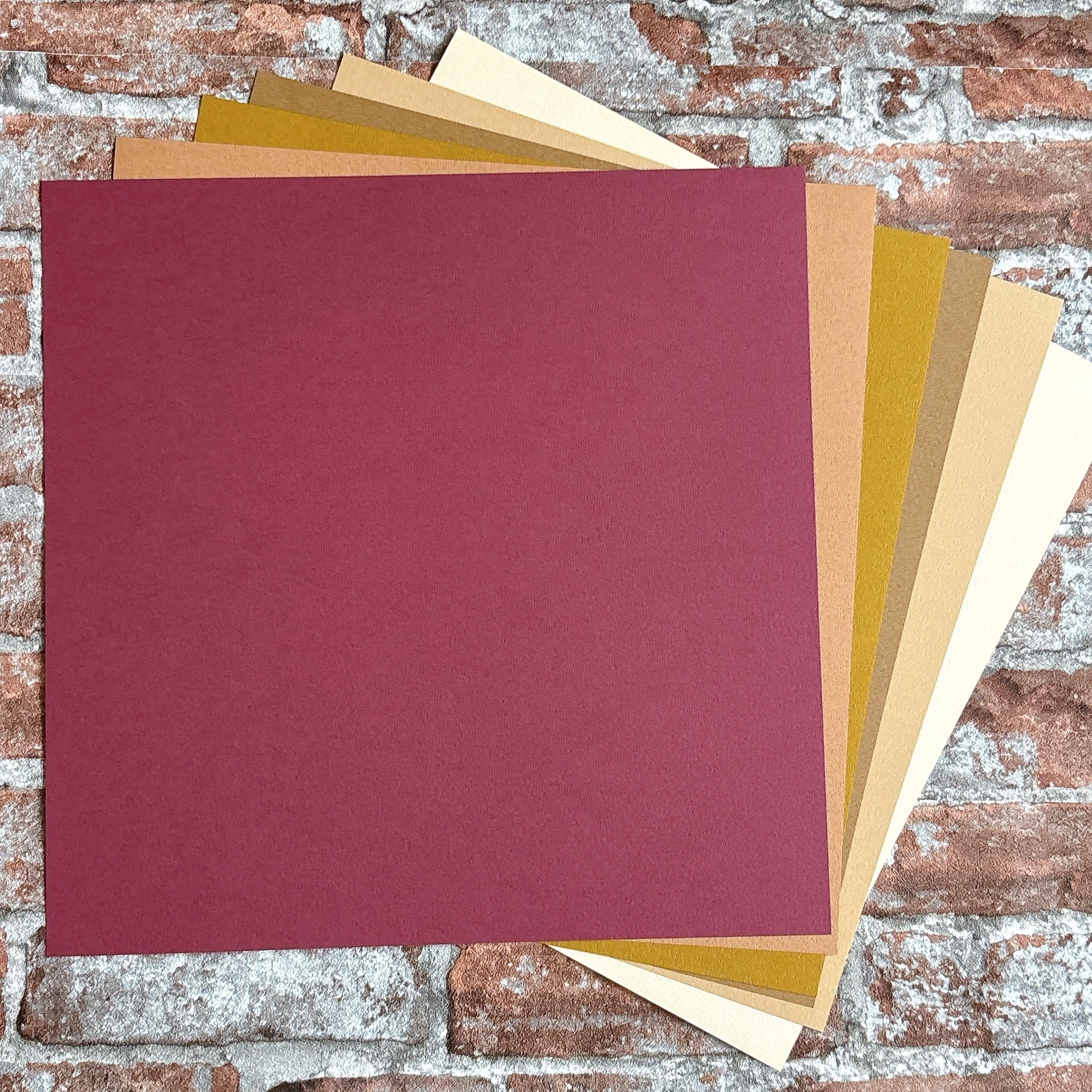 【6色12枚】　penpen paper タント紙 12インチ｜厚口130kg・Cricut対応　