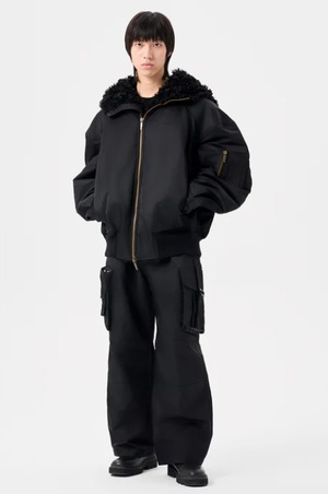【25AW】Feng Chen Wang フェンチェンワン / Nylon Oversized Padded Jacket