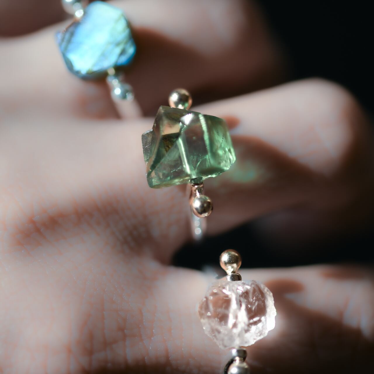 ゆりか⭐︎天然石 セレスタイト 原石 25◇ Celestite ◇天然石・鉱物・パワーストーン