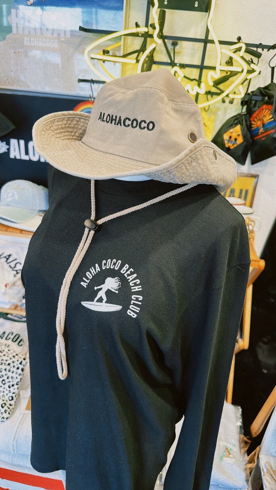 サファリハット(カーキ)