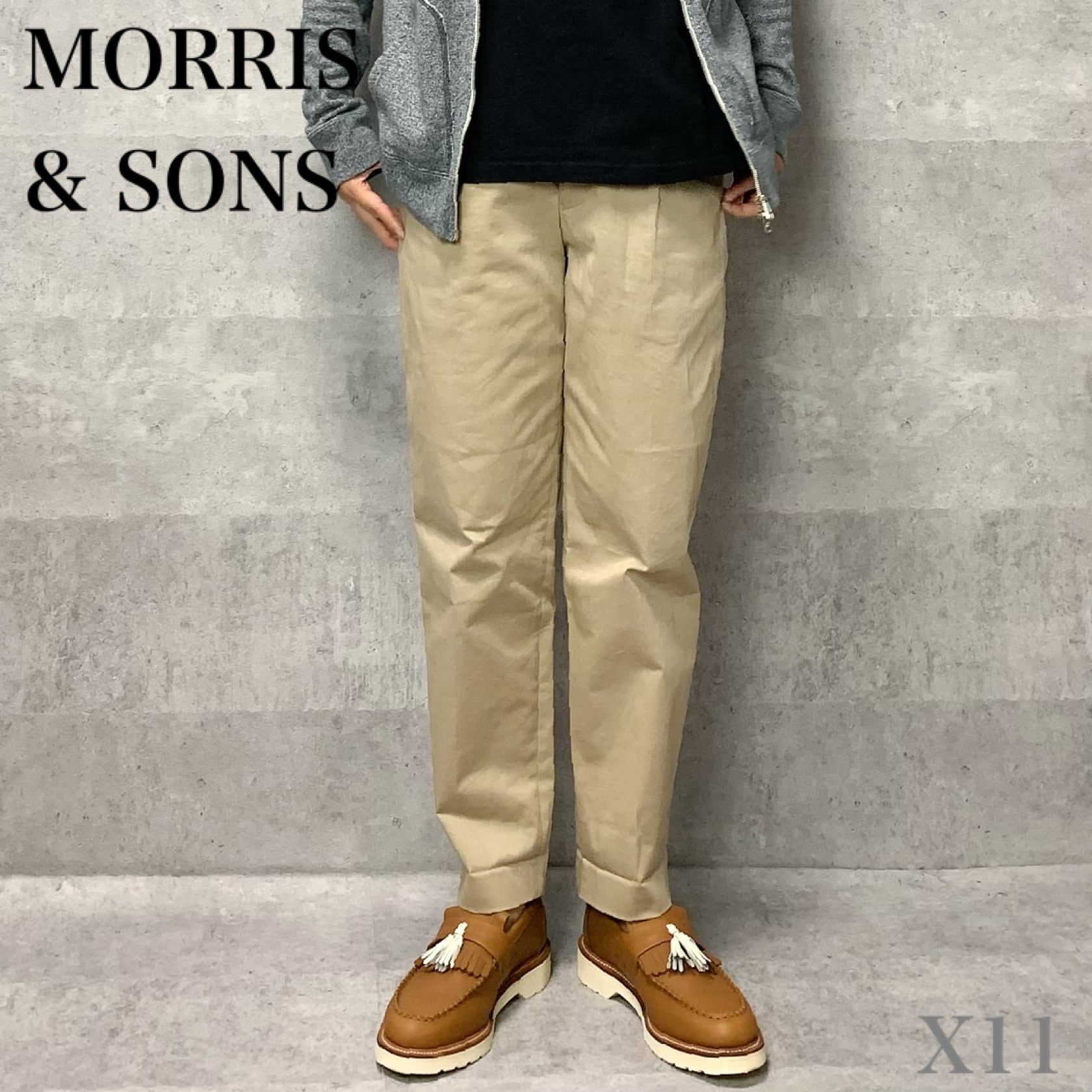 MORRIS \u0026 SONSモリスアンドサンズテーパードパンツ