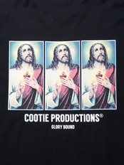 Print Oversized S/S Tee (JESUS) -Black-