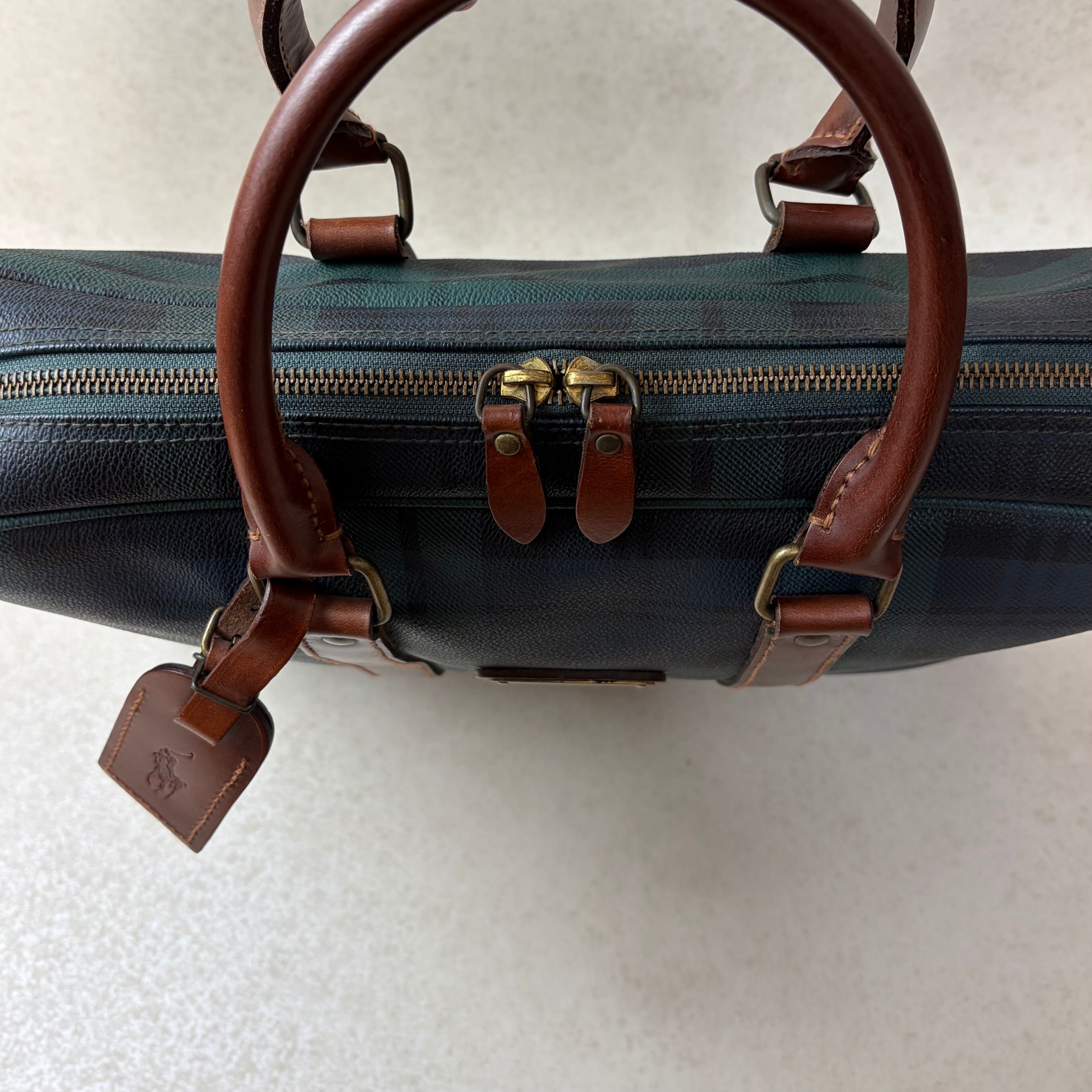 着画あり】Polo by Ralph Lauren ビジネスバッグ チェック archive