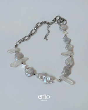 (#0133) mercury drop necklace