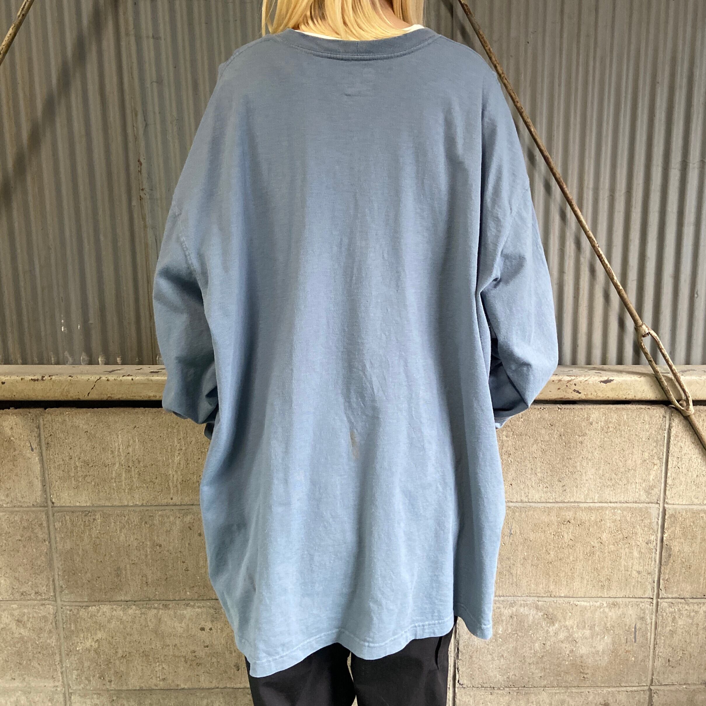 スーパービッグサイズ Carhartt カーハート ポケット ロングTシャツ