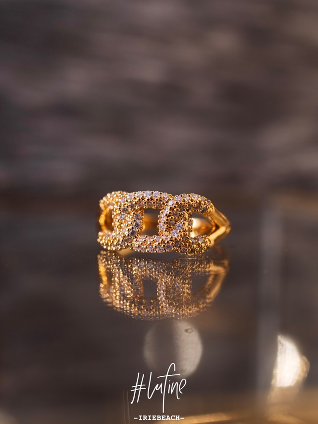 【#lufine】wide chain ring  #21