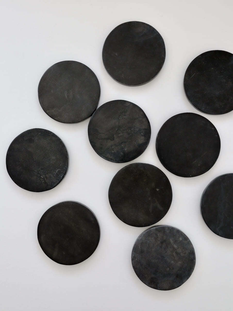 コースター 黒 / Marble Coaster Black | Sensitivity and Boldness