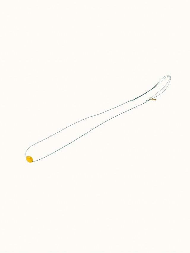 MUSTARD BEADS NECKLACE